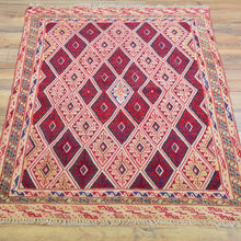 Load image into Gallery viewer, Multi-Weave Tribal Mashwani Sumak Handmade Geometric Design Rug (Size 2.8 X 3.10) Cwral-10113