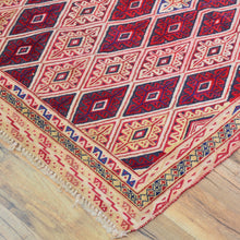 Load image into Gallery viewer, Multi-Weave Tribal Mashwani Sumak Handmade Geometric Design Rug (Size 2.8 X 3.10) Cwral-10113
