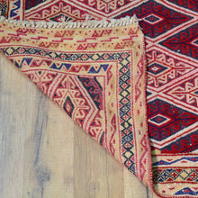 Load image into Gallery viewer, Multi-Weave Tribal Mashwani Sumak Handmade Geometric Design Rug (Size 2.8 X 3.10) Cwral-10113