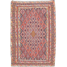Load image into Gallery viewer, Multi-Weave Tribal Mashwani Sumak Handmade Geometric Design Rug (Size 2.10 X 4.0) Cwral-10116