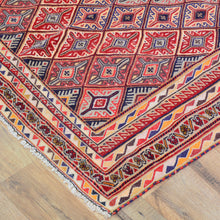 Load image into Gallery viewer, Multi-Weave Tribal Mashwani Sumak Handmade Geometric Design Rug (Size 2.10 X 4.0) Cwral-10116