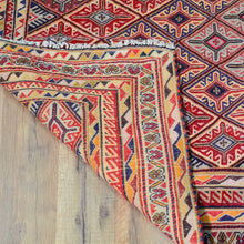 Load image into Gallery viewer, Multi-Weave Tribal Mashwani Sumak Handmade Geometric Design Rug (Size 2.10 X 4.0) Cwral-10116