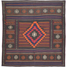 Load image into Gallery viewer, Hand-Woven Afghan Tribal Kilim Oriental Handmade Sumak Wool Rug (Size 5.0 X 5.0) Cwral-10122