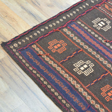Load image into Gallery viewer, Hand-Woven Afghan Tribal Kilim Oriental Handmade Sumak Wool Rug (Size 5.0 X 5.0) Cwral-10122
