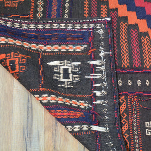 Hand-Woven Afghan Tribal Kilim Oriental Handmade Sumak Wool Rug (Size 5.0 X 5.0) Cwral-10122