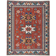 Load image into Gallery viewer, Hand-Woven Tribal Sumak Traditional Oriental Handmade Wool Rug (Size 4.11 X 6.2) Cwral-10134