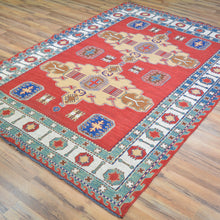 Load image into Gallery viewer, Hand-Woven Tribal Sumak Traditional Oriental Handmade Wool Rug (Size 4.11 X 7.4) Cwral-10137