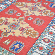 Load image into Gallery viewer, Hand-Woven Tribal Sumak Traditional Oriental Handmade Wool Rug (Size 4.11 X 7.4) Cwral-10137