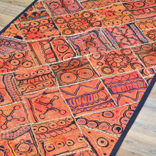 Load image into Gallery viewer, Hand-Stitch Wedding Dresses Oriental Patchwork Chakla Wall Hanging (Size 2.5 X 4.8) Cwral-10143