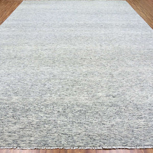 Hand-Knotted Modern Contemporary Design Oriental Handmade Rug (Size 11.11 X 17.10) Cwral-10404
