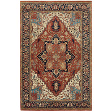 Load image into Gallery viewer, Hand-Knotted Traditional Heriz Design Oriental Handmade Wool Rug (Size 6.1 X 9.2) Cwral-10419