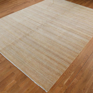 Hand-Knotted Modern Contemporary Design Oriental Handmade Rug (Size 10.0 X 14.0) Cwral-10437