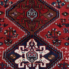 Load image into Gallery viewer, Hand-Knotted Vintage Persian Shiraz Oriental Handmade Wool Rug (Size 3.8 X 5.4) Cwral-10440