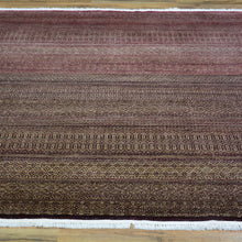 Load image into Gallery viewer, Hand-Knotted Contemporary Strip Gabbeh Wool Handmade Rug (Size 6.1 X 6.0) Cwral-10470