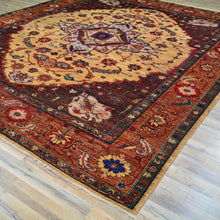 Load image into Gallery viewer, Hand-Knotted Afghan Tribal Traditional Design Handmade Wool Rug (Size 8.11 X 11.5) Cwral-10473