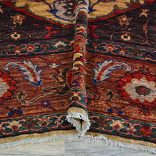 Load image into Gallery viewer, Hand-Knotted Afghan Tribal Traditional Design Handmade Wool Rug (Size 8.11 X 11.5) Cwral-10473