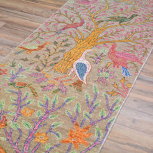 Load image into Gallery viewer, Hand-Knotted Handmade Tribal Paradise Hallway Runner Wool Rug (Size 2.6 X 8.3) Cwral-10479