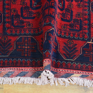 Hand-Knotted Tribal Turkomen Handmade 100% Wool Oriental Rug (Size 2.7 X 32.5) Cwral-10482