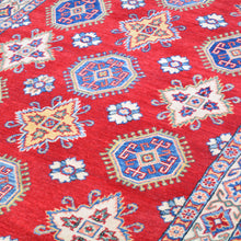 Load image into Gallery viewer, Hand-Knotted Caucasian Design Kazak Wool Handmade Rug (Size 4.0 X 6.2) Cwral-10608