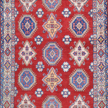 Load image into Gallery viewer, Hand-Knotted Caucasian Design Kazak Wool Handmade Rug (Size 4.0 X 6.2) Cwral-10608