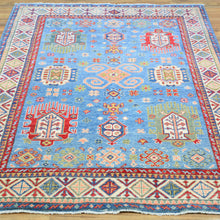 Load image into Gallery viewer, Hand-Knotted Caucasian Design Kazak Wool Handmade Rug (Size 4.0 X 5.9) Cwral-10611