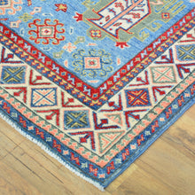 Load image into Gallery viewer, Hand-Knotted Caucasian Design Kazak Wool Handmade Rug (Size 4.0 X 5.9) Cwral-10611