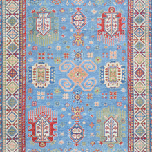 Load image into Gallery viewer, Hand-Knotted Caucasian Design Kazak Wool Handmade Rug (Size 4.0 X 5.9) Cwral-10611