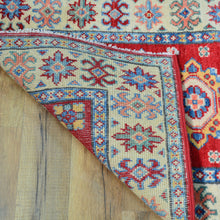 Load image into Gallery viewer, Hand-Knotted Kazak Tribal Design 100% Wool Handmade Rug (Size 2.1 X 5.5) Cwral-10626