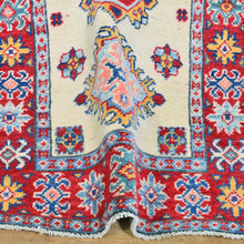 Load image into Gallery viewer, Hand-Knotted Kazak Tribal Design 100% Wool Handmade Rug (Size 2.0 X 5.9) Cwral-10629