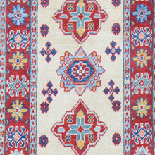 Load image into Gallery viewer, Hand-Knotted Kazak Tribal Design 100% Wool Handmade Rug (Size 2.0 X 5.9) Cwral-10629