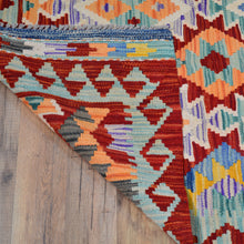 Load image into Gallery viewer, Hand-Woven Reversible Momana Kilim Handmade Wool Rug (Size 2.10 X 13.0) Cwral-10641