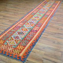 Load image into Gallery viewer, Hand-Woven Reversible Momana Kilim Handmade Wool Rug (Size 2.9 X 13.2) Cwral-10647