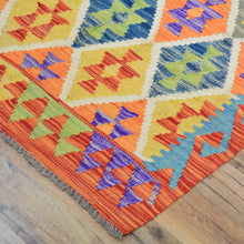 Load image into Gallery viewer, Hand-Woven Reversible Momana Kilim Handmade Wool Rug (Size 2.9 X 13.0) Cwral-10650