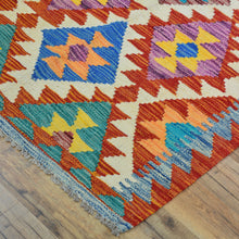 Load image into Gallery viewer, Hand-Woven Reversible Momana Kilim Handmade Wool Rug (Size 2.7 X 13.3) Cwral-10653
