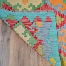 Load image into Gallery viewer, Hand-Woven Reversible Momana Kilim Handmade Wool Rug (Size 3.2 X 9.7) Cwral-10692