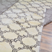 Load image into Gallery viewer, Hand-Knotted Fine Oriental Geometric Berber Gabbeh Wool Rug (Size 9.3 X 11.7) Brral-1182
