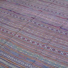 Load image into Gallery viewer, Hand-Woven Tribal Larghairi Sumak Striped Design Wool Rug (Size 6.1 X 9.3) Cwrsf-10161