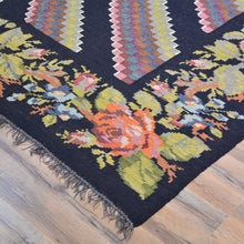 Load image into Gallery viewer, Hand-Woven Reversible Bessarabian Maldivian Kilim Handmade Rug (Size 6.7 X 11.6) Cwral-10170