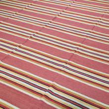 Load image into Gallery viewer, Hand-Woven Reversible Striped Design Kilim Wool Handmade Rug (Size 8.5 X 10.4) Cwral-10173
