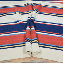 Load image into Gallery viewer, Hand-Woven Reversible Striped Design Kilim Wool Handmade Rug (Size 9.4 X 12.2) Cwral-10176
