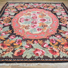 Load image into Gallery viewer, Hand-Woven Reversible Bessarabian Maldivian Kilim Handmade Rug (Size 6.9 X 9.2) Cwral-10179