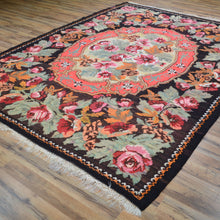Load image into Gallery viewer, Hand-Woven Reversible Bessarabian Maldivian Kilim Handmade Rug (Size 6.9 X 9.2) Cwral-10179