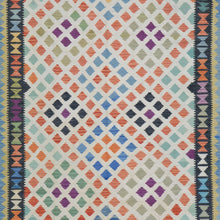 Load image into Gallery viewer, Hand-Woven Tribal Reversible Handmade Oriental Wool Kilim Rug (Size 5.10 X 7.9 ) Cwral-10188