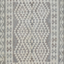 Load image into Gallery viewer, Hand-Woven Afghan Momana Reversible Kilim Wool Oriental Rug (Size 5.1 X 6.3) Cwral-10203