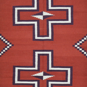 Hand-Woven Reversible Southwestern Design Kilim Oriental Rug (Size 4.2 X 6.0) Cwral-10215