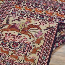 Load image into Gallery viewer, Hand-Woven Afghan Tribal Pictorial Sumak Wool Oriental Rug (Size 4.1 X 5.10) Cwral-10227