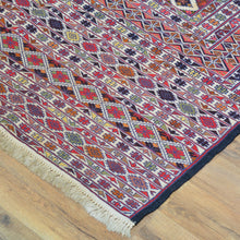 Load image into Gallery viewer, Hand-Woven Fine Afghan Tribal Sumak 100% Wool Oriental Rug (Size 4.1 X 6.6) Cwral-10230