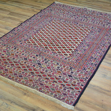Load image into Gallery viewer, Hand-Woven Fine Afghan Tribal Sumak 100% Wool Oriental Rug (Size 4.1 X 6.6) Cwral-10230