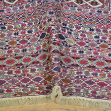 Load image into Gallery viewer, Hand-Woven Fine Afghan Tribal Sumak 100% Wool Oriental Rug (Size 4.1 X 6.6) Cwral-10230