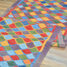 Load image into Gallery viewer, Hand-Woven Turkish Tribal Reversible Wool Oriental Kilim Rug (Size 2.10 X 10.5) Cwral-10233